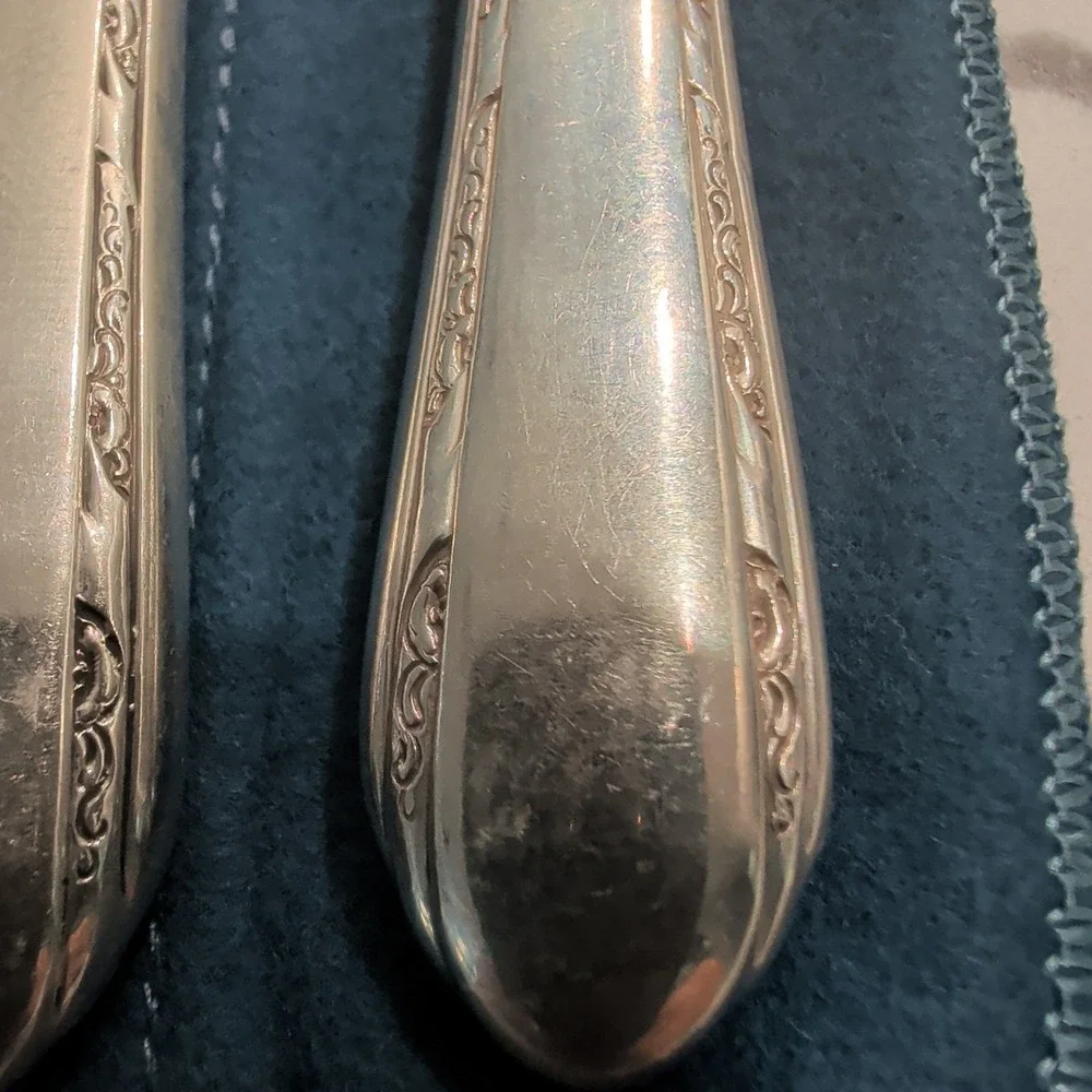 Towle Chased Diana Sterling Silver Flatware Set 39 Pieces Pat 1928 No Monogram